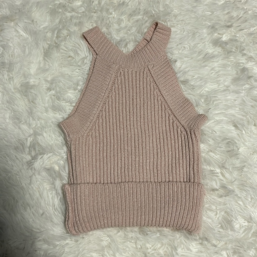 Brandy Melville cropped sweater tank